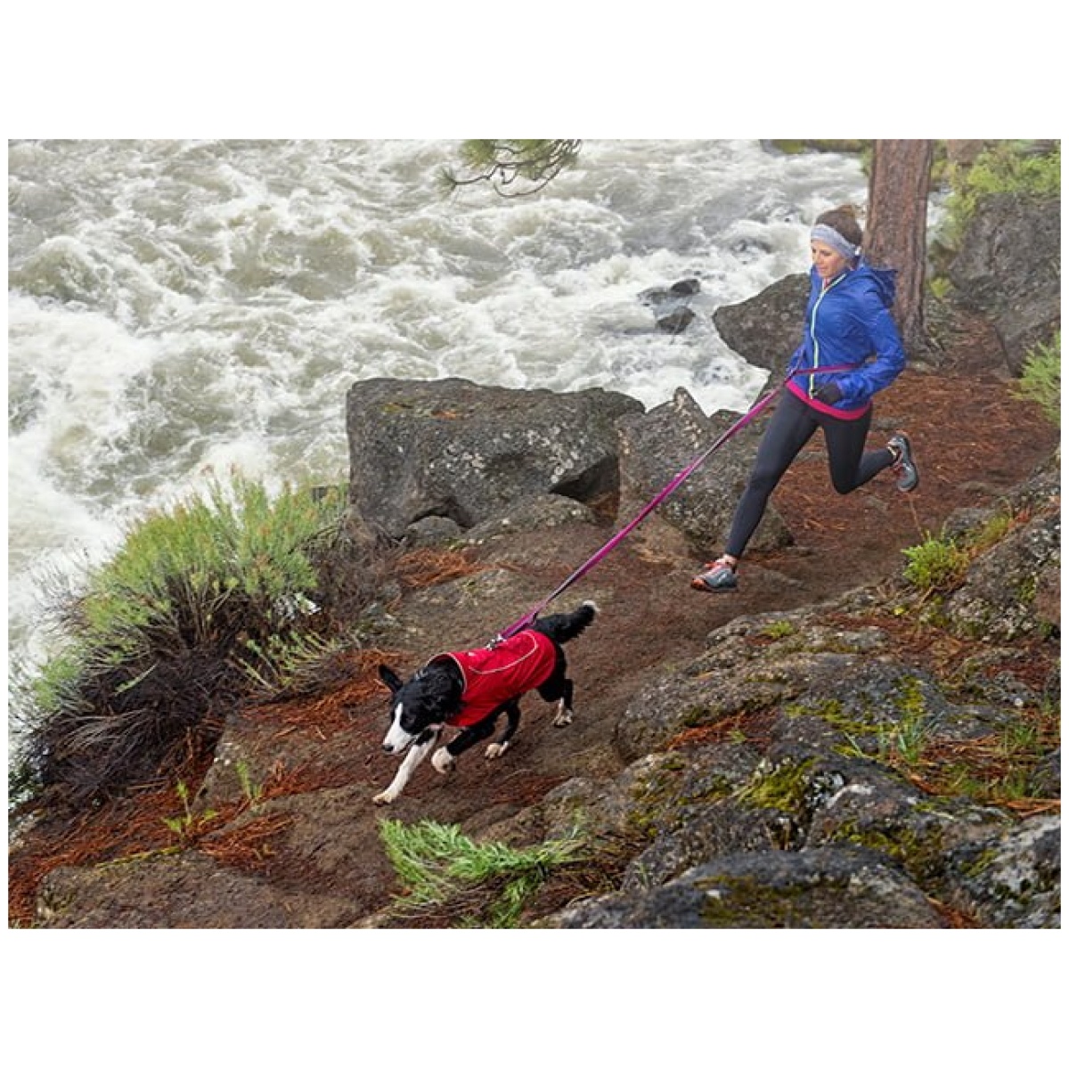 Ruffwear Aira Regenmantel, rot – Bild 6