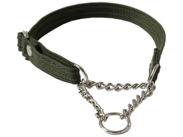 Fenriz halsbånd m kæde, grøn