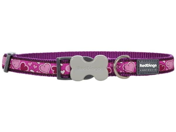 Red Dingo halsbånd, b-love lilla