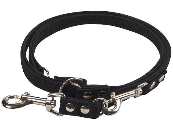 Bonnie webbing dressurline, sort