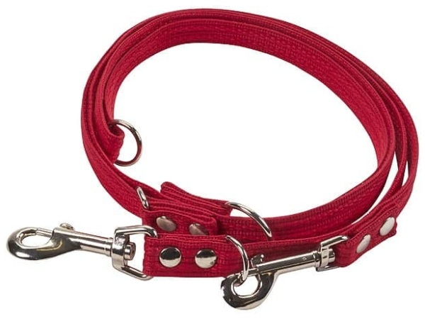 Bonnie webbing dressurline, rød