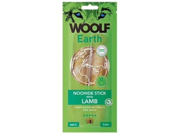 Woolf Earth Noohide sticks lamb L, 2stk.