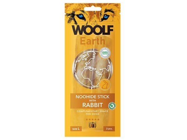 Woolf Earth Noohide sticks rabbit L, 2stk.