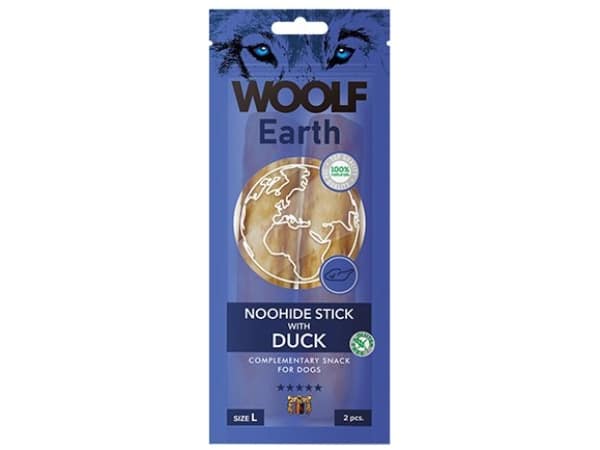 Woolf Earth Noohide sticks duck L, 2stk.