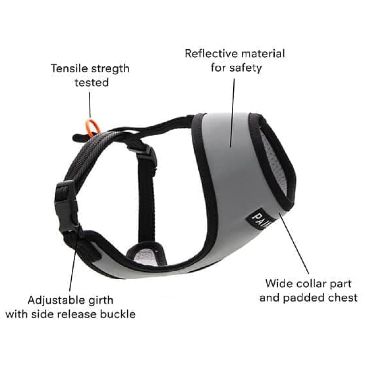 Paikka Visibility sele, grå - Billede 8