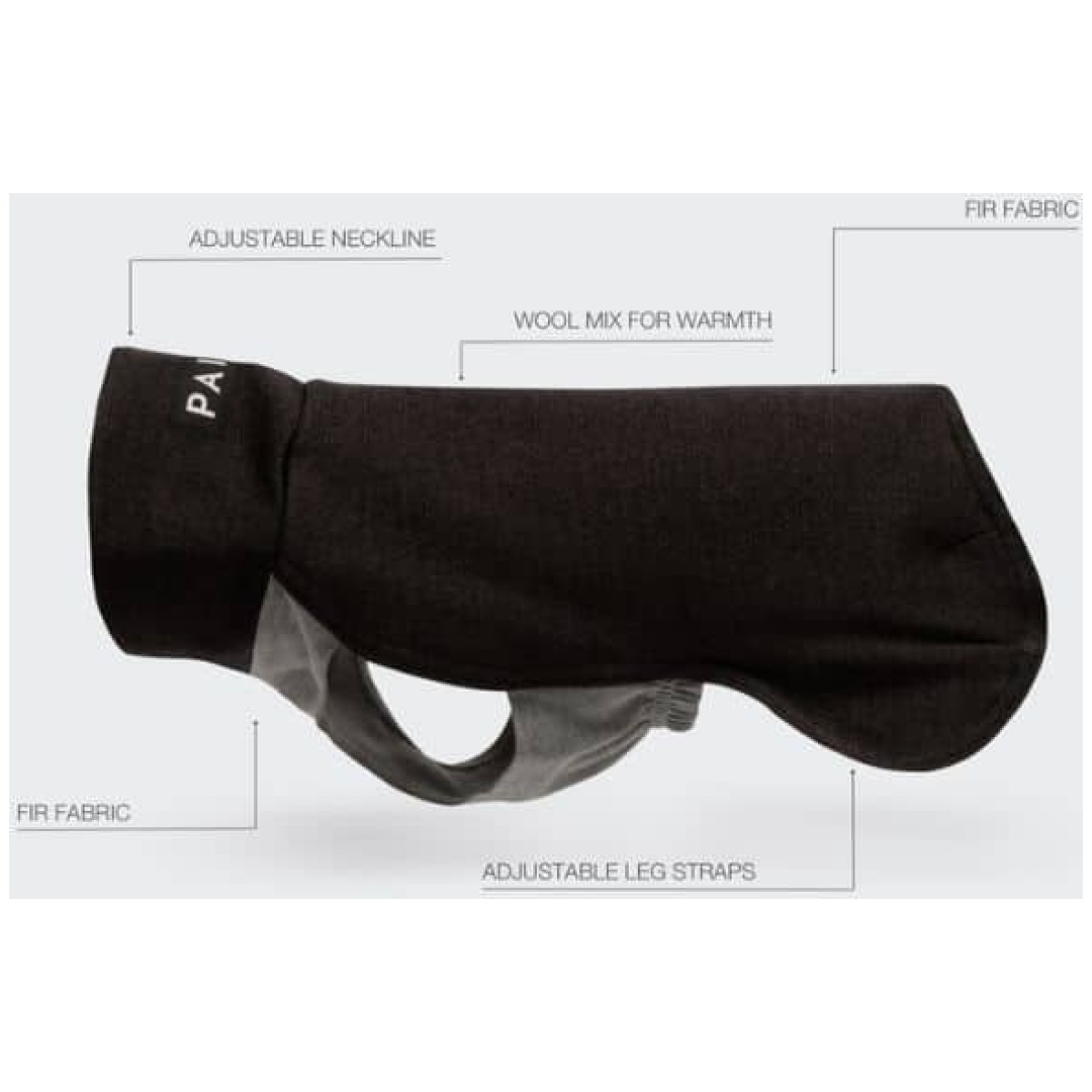 Paikka Recovery vinterdragt, grå - Billede 8