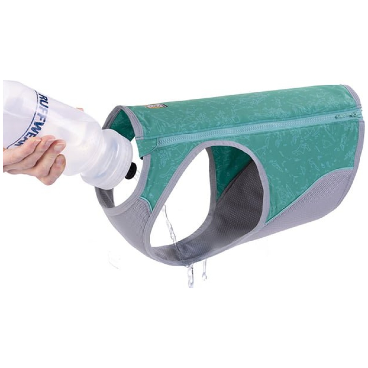Ruffwear Swamp Cooler Zip Vest, Aurora Teal - Billede 6