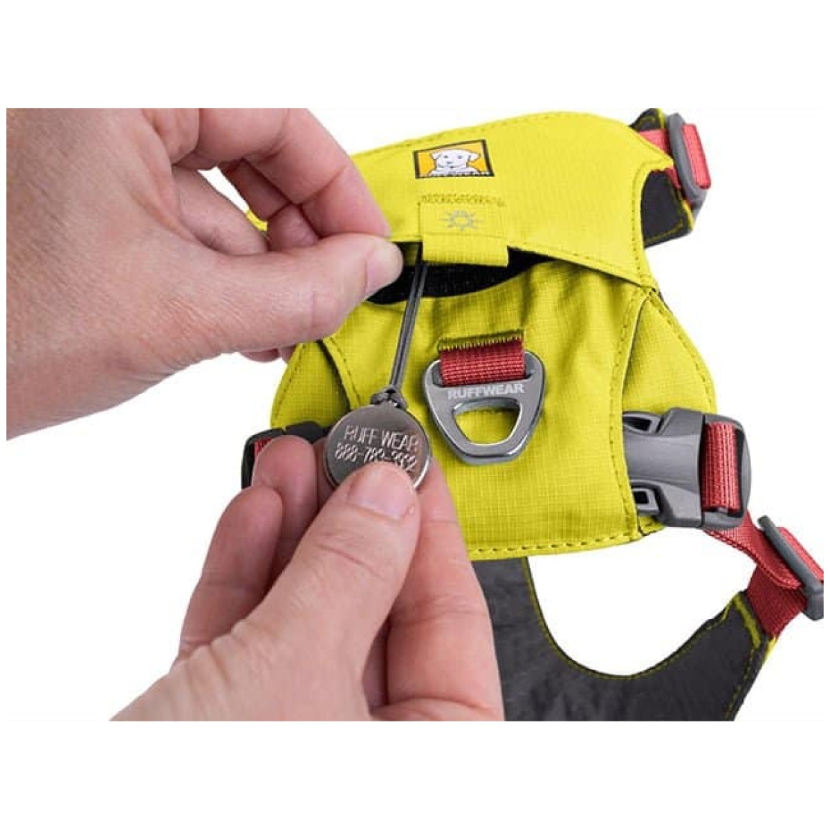 Ruffwear Hi & Light sele, Lichen Green - Billede 6