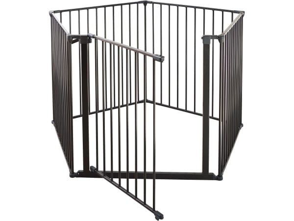 DogSpace Max multi expandable Pet room divider, black