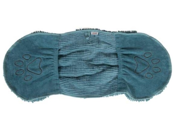 Dirty Dog Shammy Towel, 35x80cm, Pacific Blue