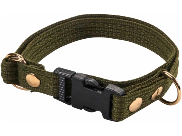 Fenriz halsbånd, grøn, messing