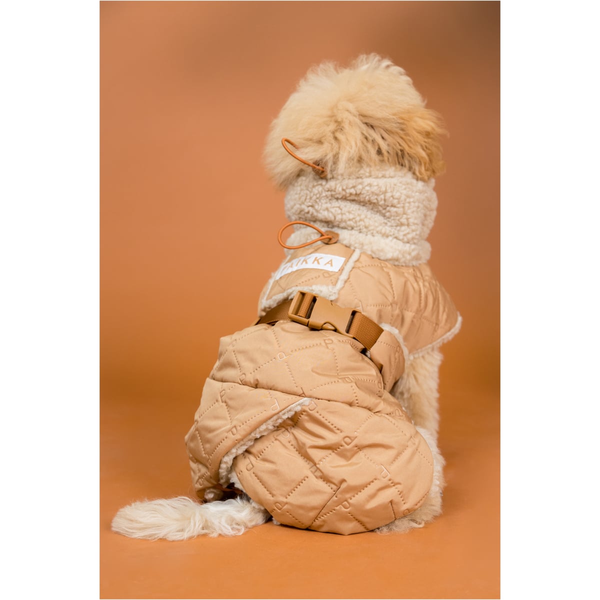 Paikka Quilted Sherpa Jakke, Camel - Billede 10