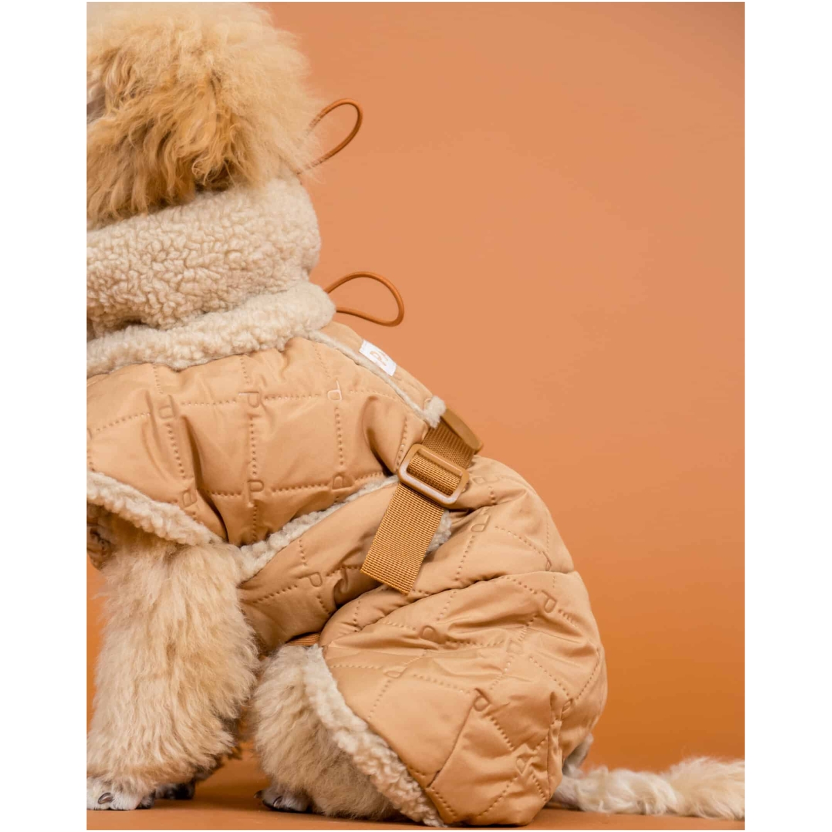 Giacca Sherpa trapuntata Paikka, Cammello - immagine 12