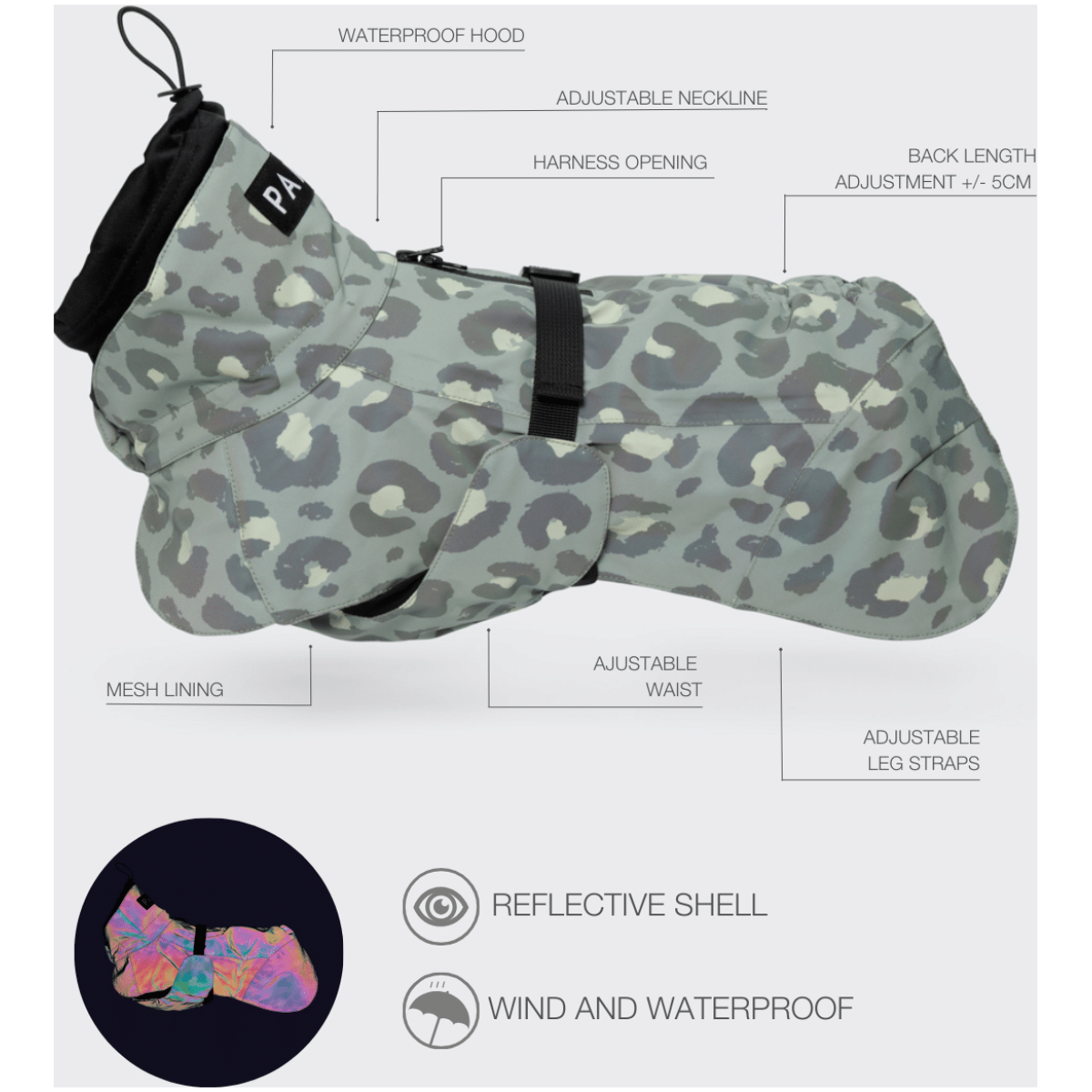 Paikka Visibility Regnjakke, Grøn Leo - Billede 10