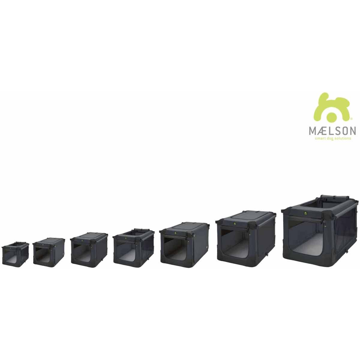Mælson, Soft Kennel Transporttaske, Grå - Billede 14