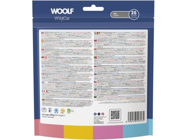Woolf Wildcat Cream 25 stk – Mix flavour