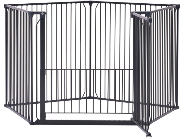 DogSpace King Mommy + Supreme PuppyStay Pen / Room, Black