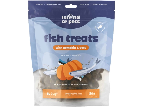 Island of Pets, Fish treats with pumpkin and oats