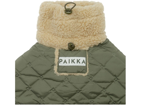 Paikka Quilted Sherpa Jakke, Olive