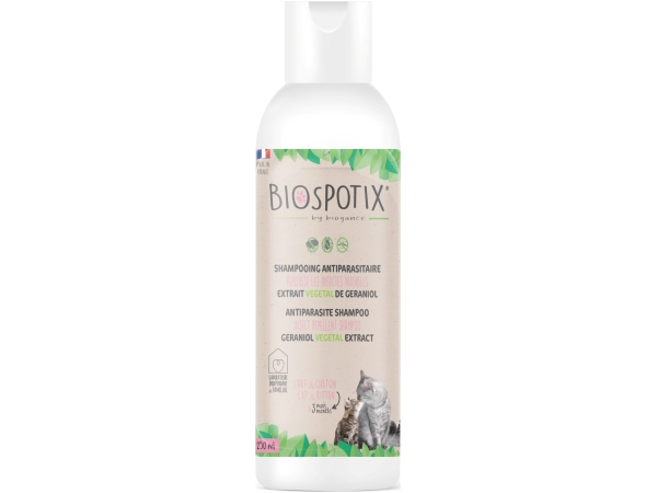 Biogance BIOSPOTIX Antiparasiten Shampoo Katze, 250ml